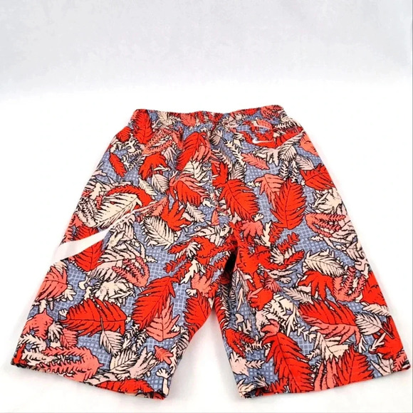 Nike Boys Swim Shorts - Floral/Leaf Hawaiian Pattern - sz M - Picture 3 of 6